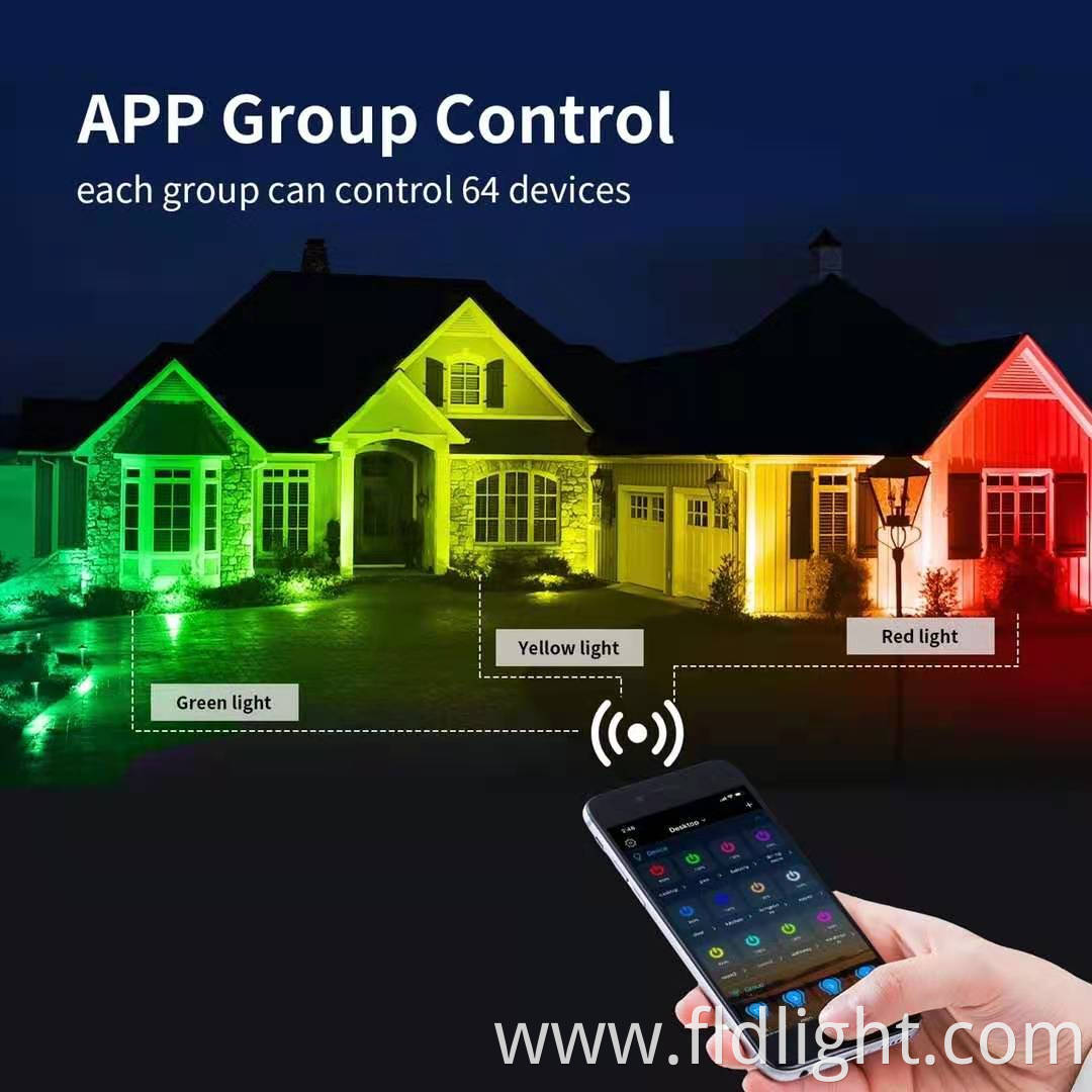 Wifi App control smart led lights outdoor waterproof 